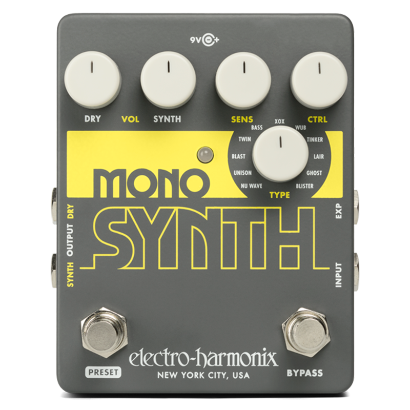Electro Harmonix Mono Synth Guitar Synthesizer Pedal Amplifiers